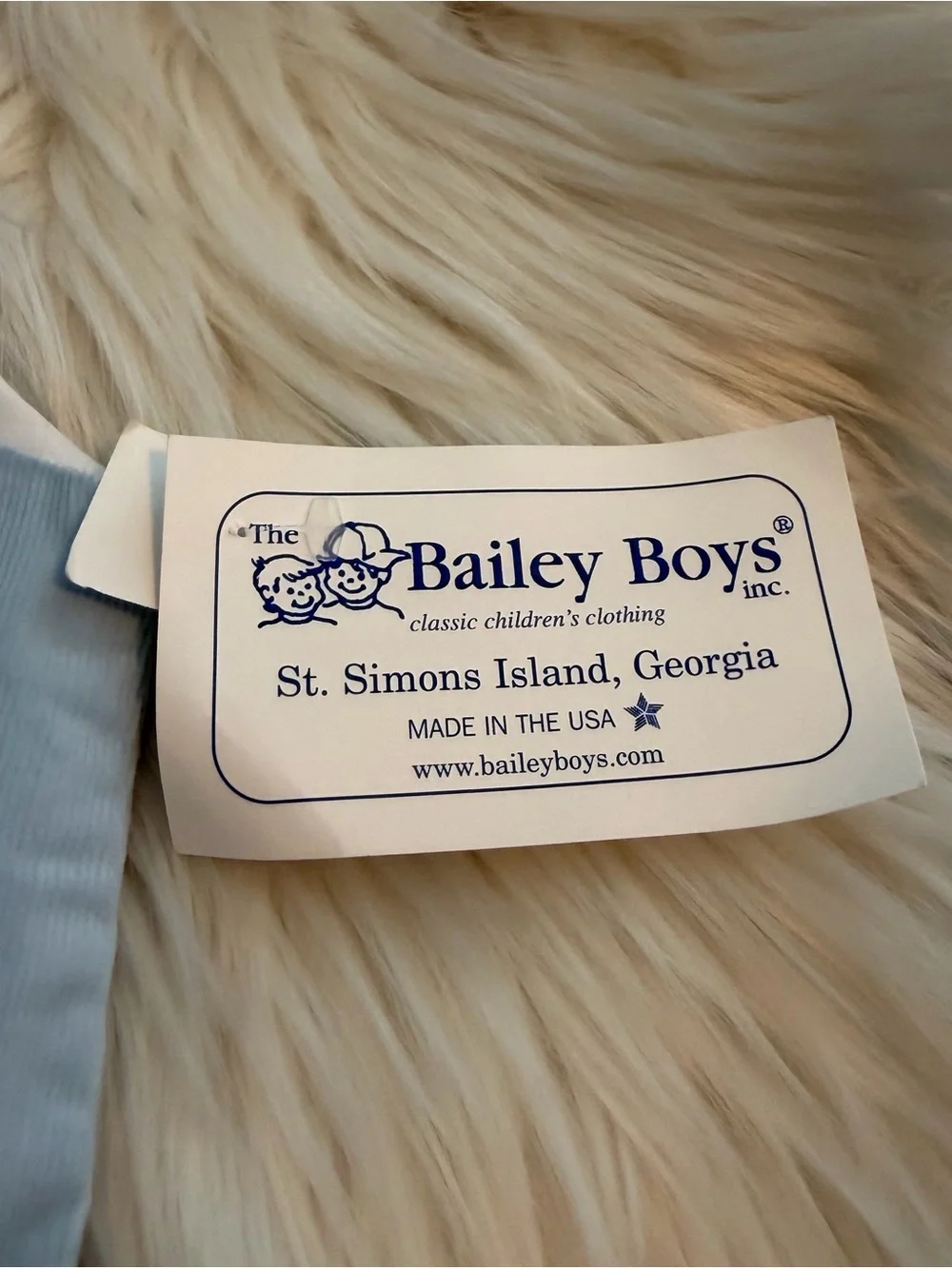 The Bailey Boys Baby Light Blue Corduroy Longall | 9M
